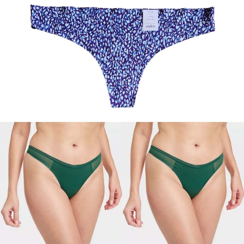 Bundle 3 Bonded Edge Thong - Auden